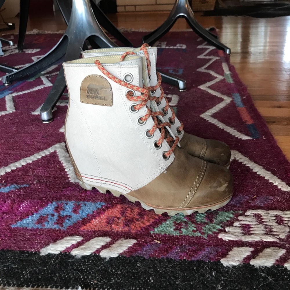 Sorel wedge booties